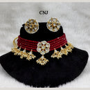 Everlasting Quality Jewels Kundan Stone Choker Necklace Set
