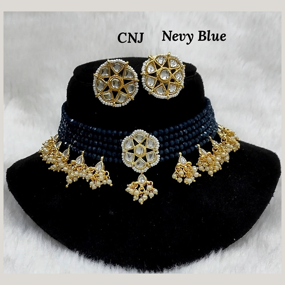 Everlasting Quality Jewels Kundan Stone Choker Necklace Set