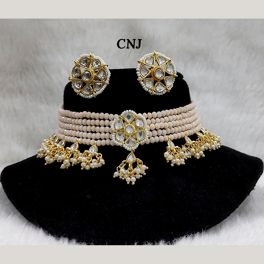 Everlasting Quality Jewels Kundan Stone Choker Necklace Set