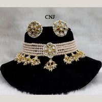 Everlasting Quality Jewels Kundan Stone Choker Necklace Set