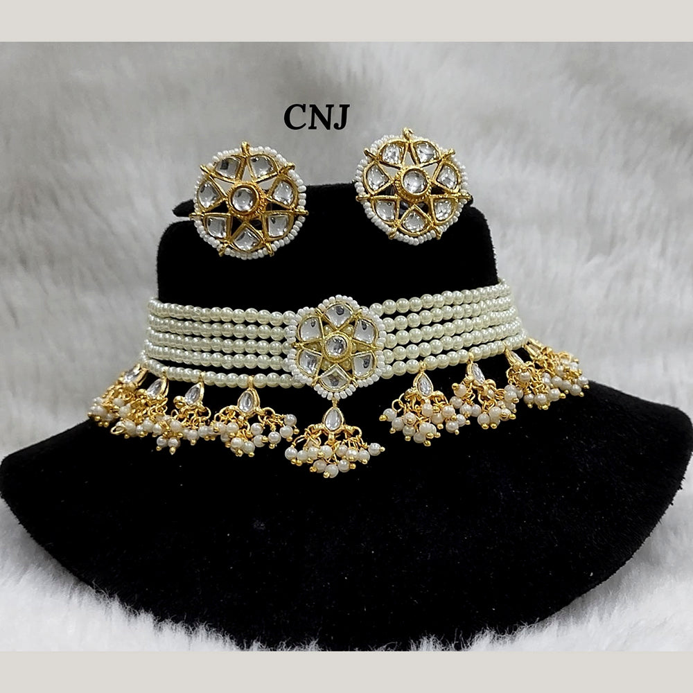 Everlasting Quality Jewels Kundan Stone Choker Necklace Set