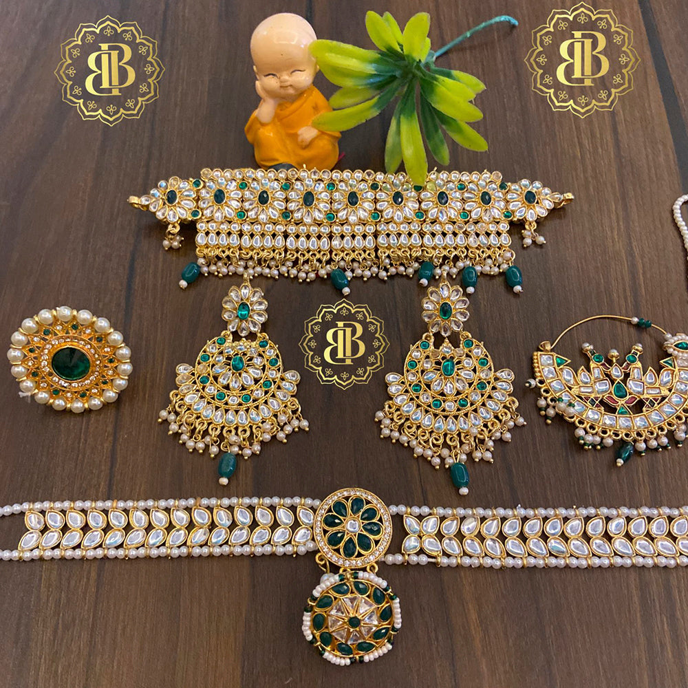 Everlasting Quality Jewels Bridal Choker Necklace Set