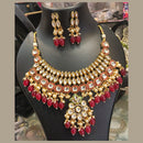 Everlasting Quality Jewels Kundan Stone & Beads Choker Necklace Set
