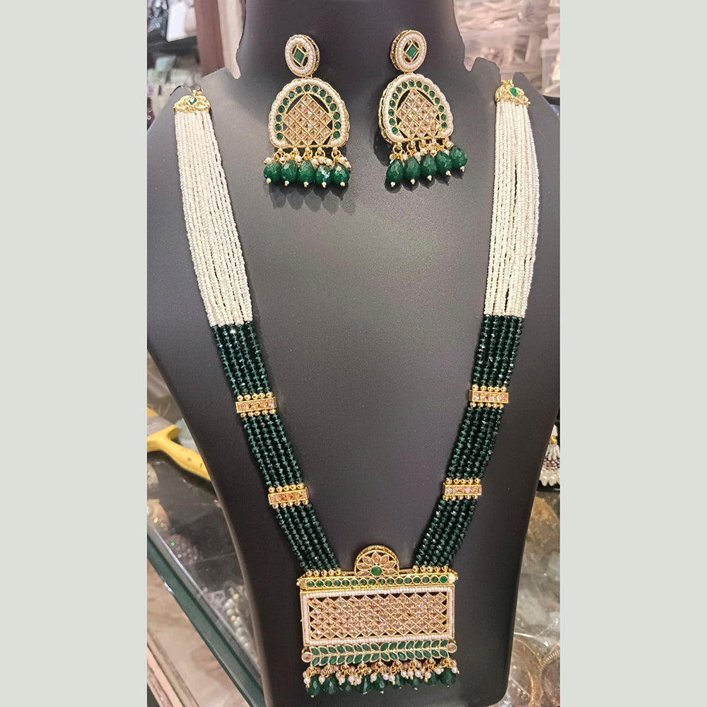 Everlasting Quality Jewels Crystal Stone Haram Necklace Set