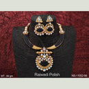 Everlasting Quality Jewels Gold Plated Kundan Stone Necklace Set