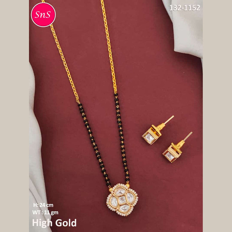 Gold clearance kundan mangalsutra