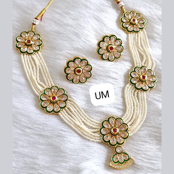 Everlasting Quality Jewels Kundan Necklace Set