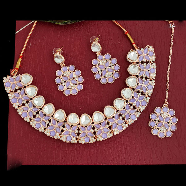 Everlasting Quality Jewels Crystal Stone Necklace Set
