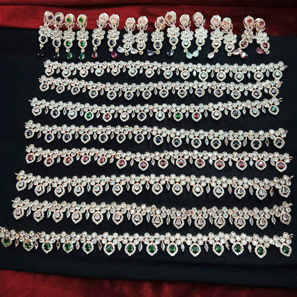 Everlasting Quality Jewels AD Necklace Set