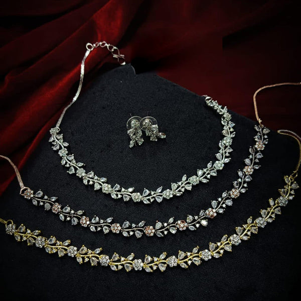 Everlasting Quality Jewels AD Necklace Set