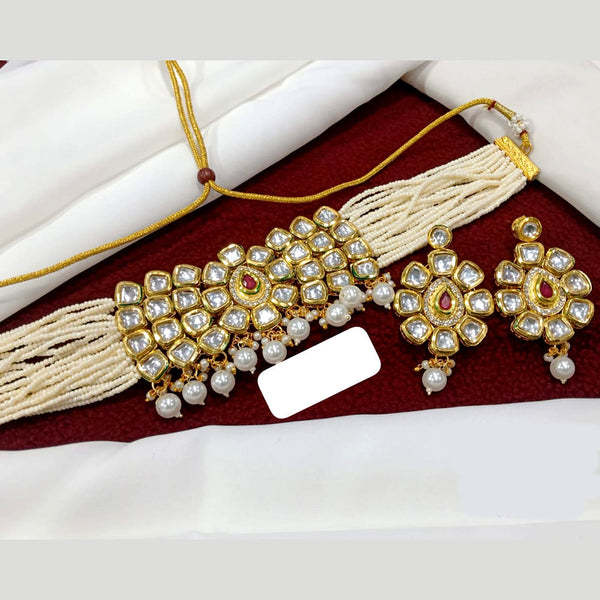 Everlasting Quality Jewels Kundan Choker Necklace Set