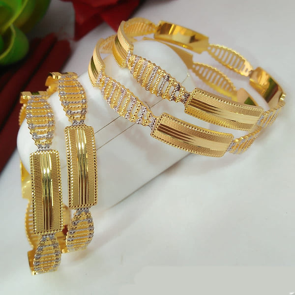 Everlasting Quality Jewels Gold Plated Bangle Set