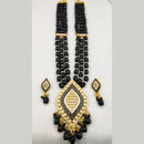 Everlasting Quality Jewels Gold Plated Kundan And Beads Long Necklace Set
