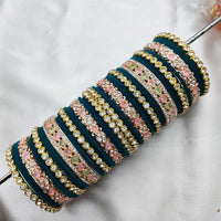 everlasting quality jewels velvet Bangles Set