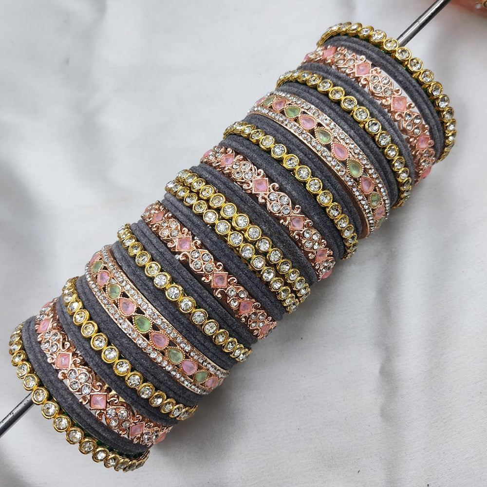 everlasting quality jewels velvet Bangles Set
