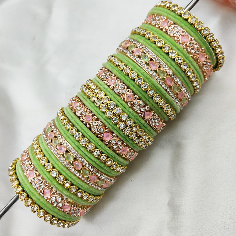 everlasting quality jewels velvet Bangles Set