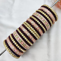 everlasting quality jewels velvet Bangles Set