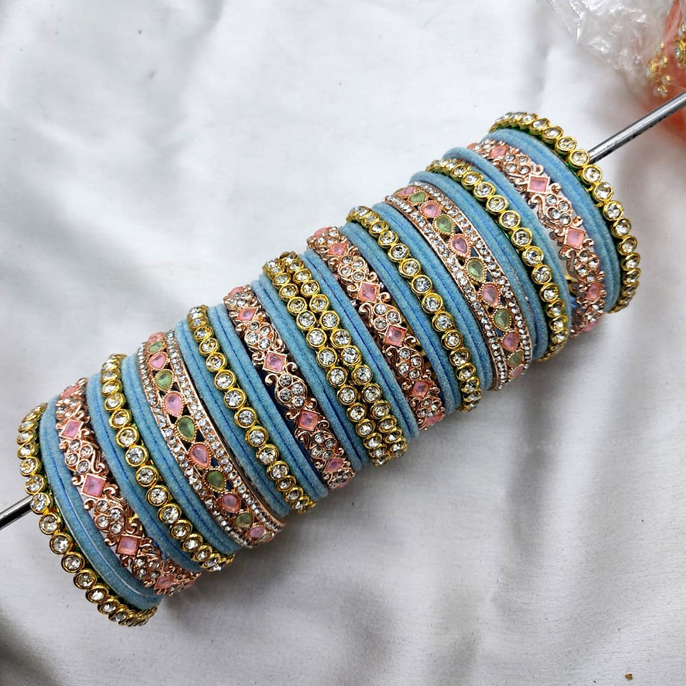 everlasting quality jewels velvet Bangles Set