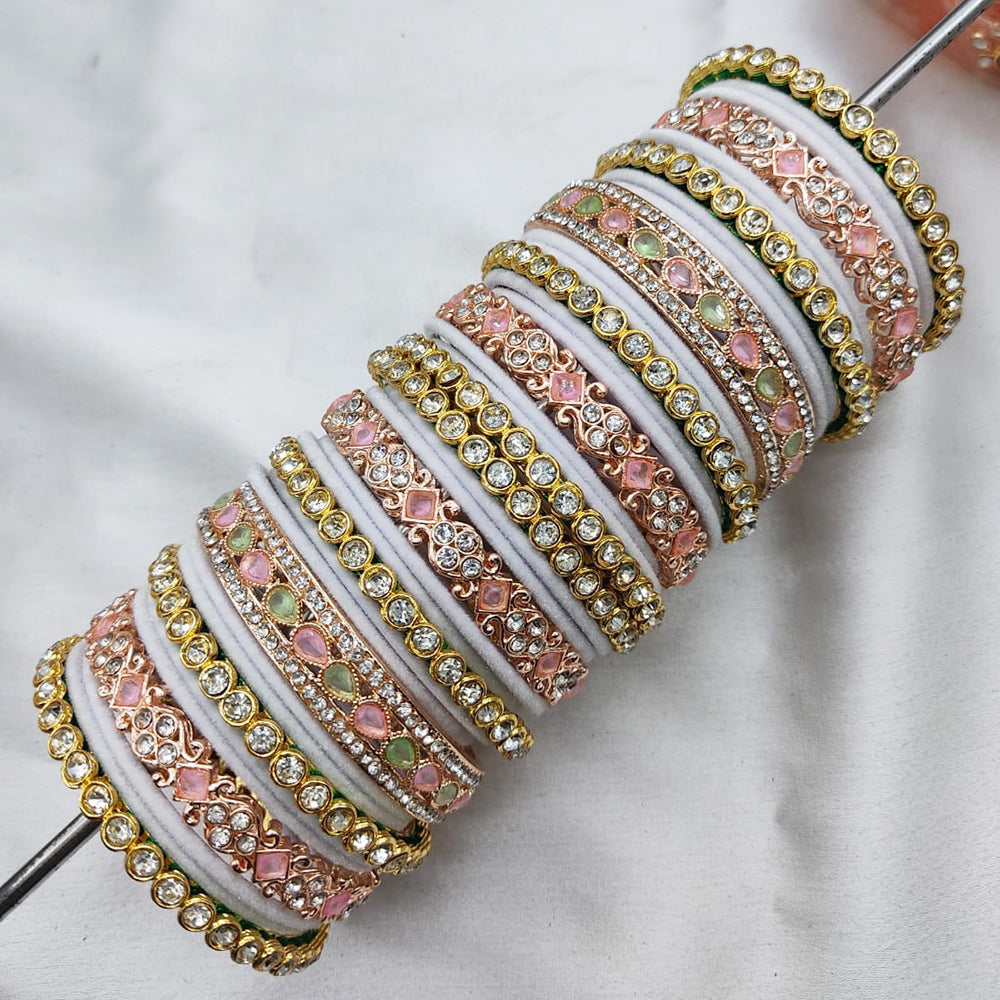 everlasting quality jewels velvet Bangles Set