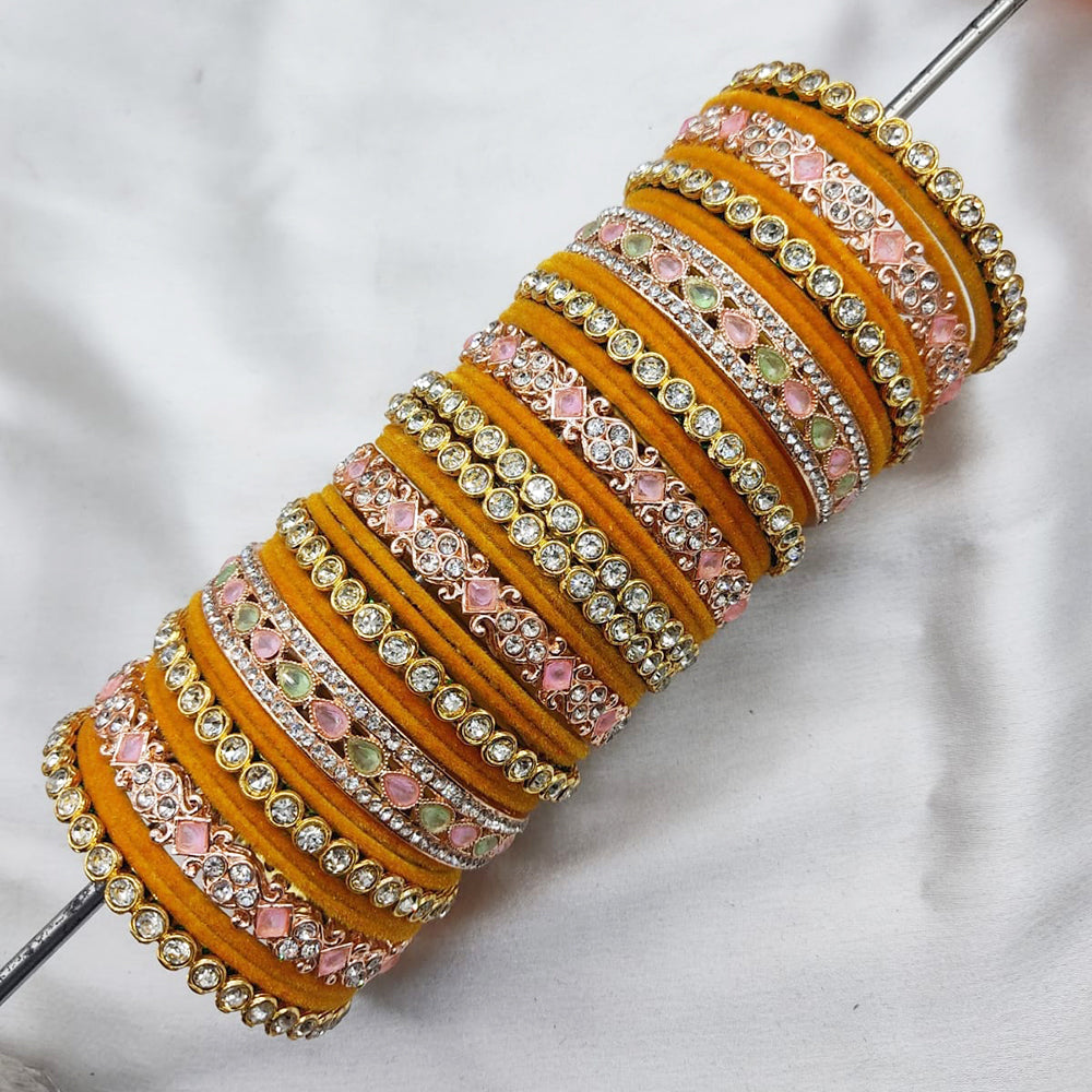 everlasting quality jewels velvet Bangles Set