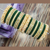 everlasting quality jewels velvet And Pearl  Bangles Set