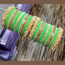 everlasting quality jewels velvet And Pearl  Bangles Set