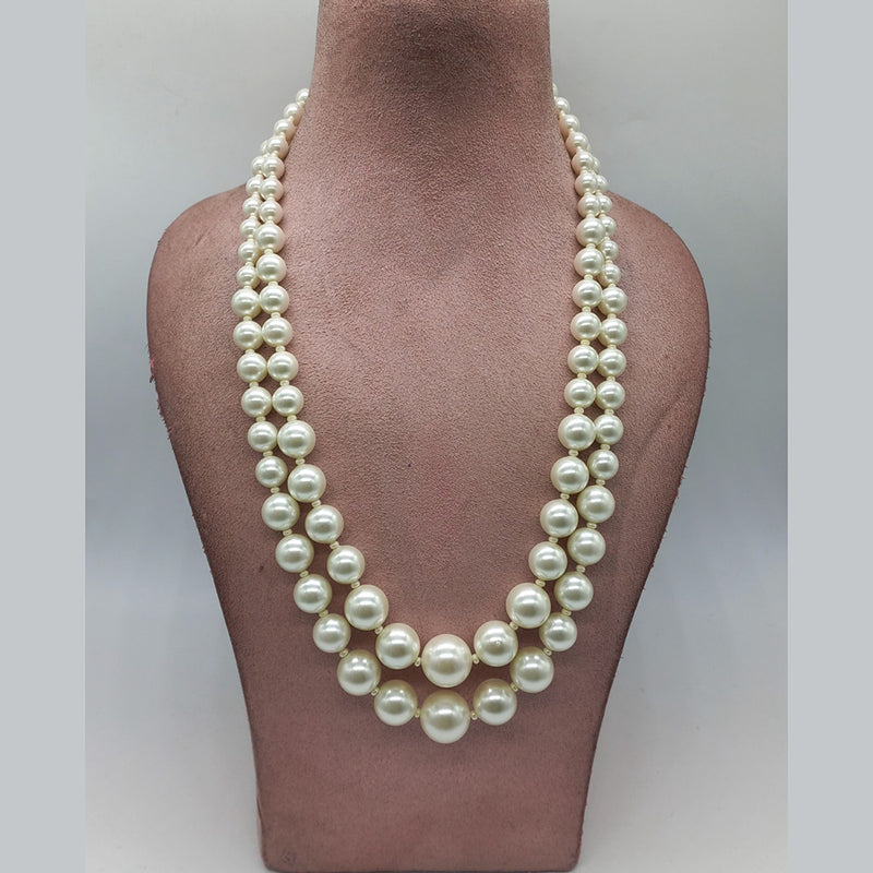 MG Beads Shellpearl Graduation Necklace