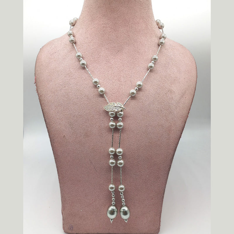 MG Beads Shellpearl Fancy Chain Necklace