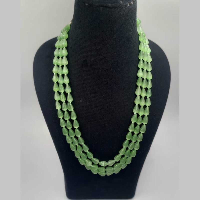 Elegant Green Color Beads Necklace