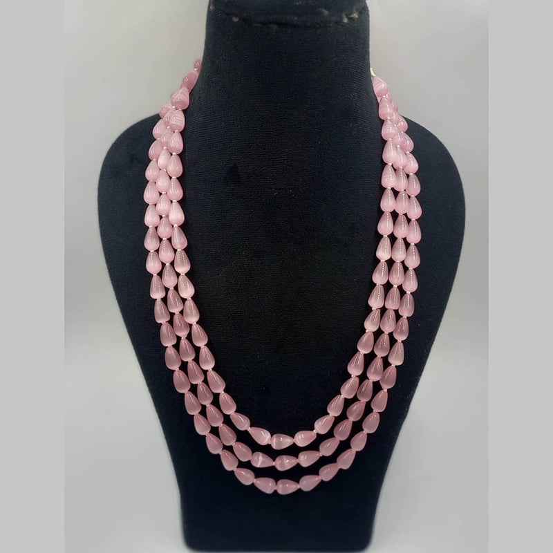 Shades of Pink Mesh Braided Beads Handmade Necklace – A Local Tribe