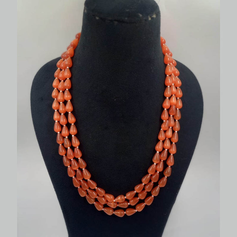 Raw Coral Necklace - Intini Jewels