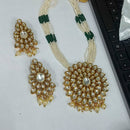 Bhavi Jewels Kundan Stone Gold Plated  Necklace Set