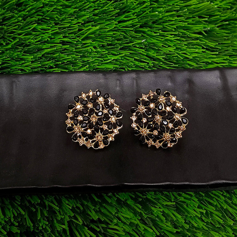 Bhavi Jewels Gold Plated Stud Earrings