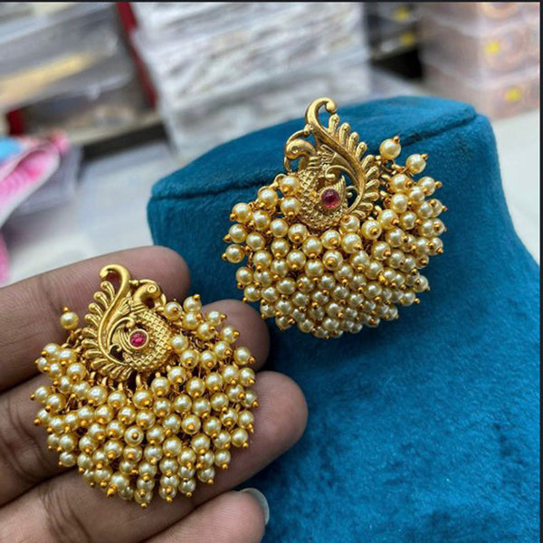 Bhavi Jewels Gold Plated Earrings