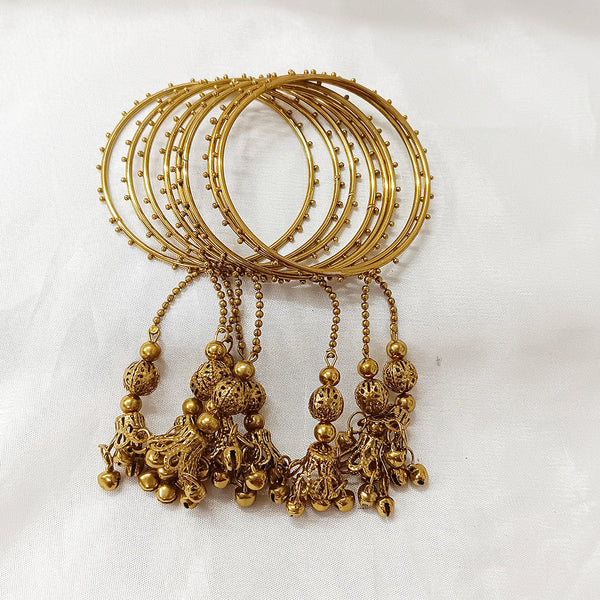 Bhavi Jewels Gold Plated Bangles set