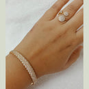 FS Collection Rose Gold Plated Jewellery Combo