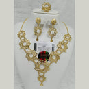 FS Collection Gold Plated  Necklace Set