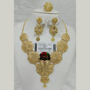 FS Collection Gold Plated  Necklace Set