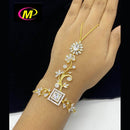 FS Collection  AD Stone Chain Hand Panja