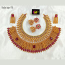 FS Collection Gold Plated Jewellery Necklace Combo