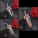 FS Collection CZ Stone Openable Bracelet