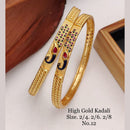FS Collection Gold Plated Bangles Set - 11411164GL