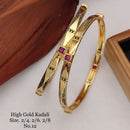 FS Collection Gold Plated Bangles Set - 11411165GL
