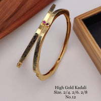FS Collection Gold Plated Bangles Set - 11411173GL