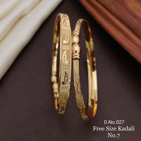 FS Collection Gold Plated Bangles Set - 11411183GL
