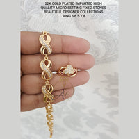 FS Collection Gold Plated Jewellery Combo