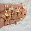 FS Collection Gold Plated Jewellery Combo
