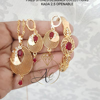 FS Collection Gold Plated Jewellery Combo