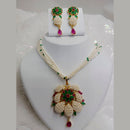 FS Collection Ad Stone Gold Plated Necklace Set