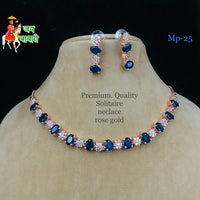 FS Collection Ad Stone Choker Necklace Set